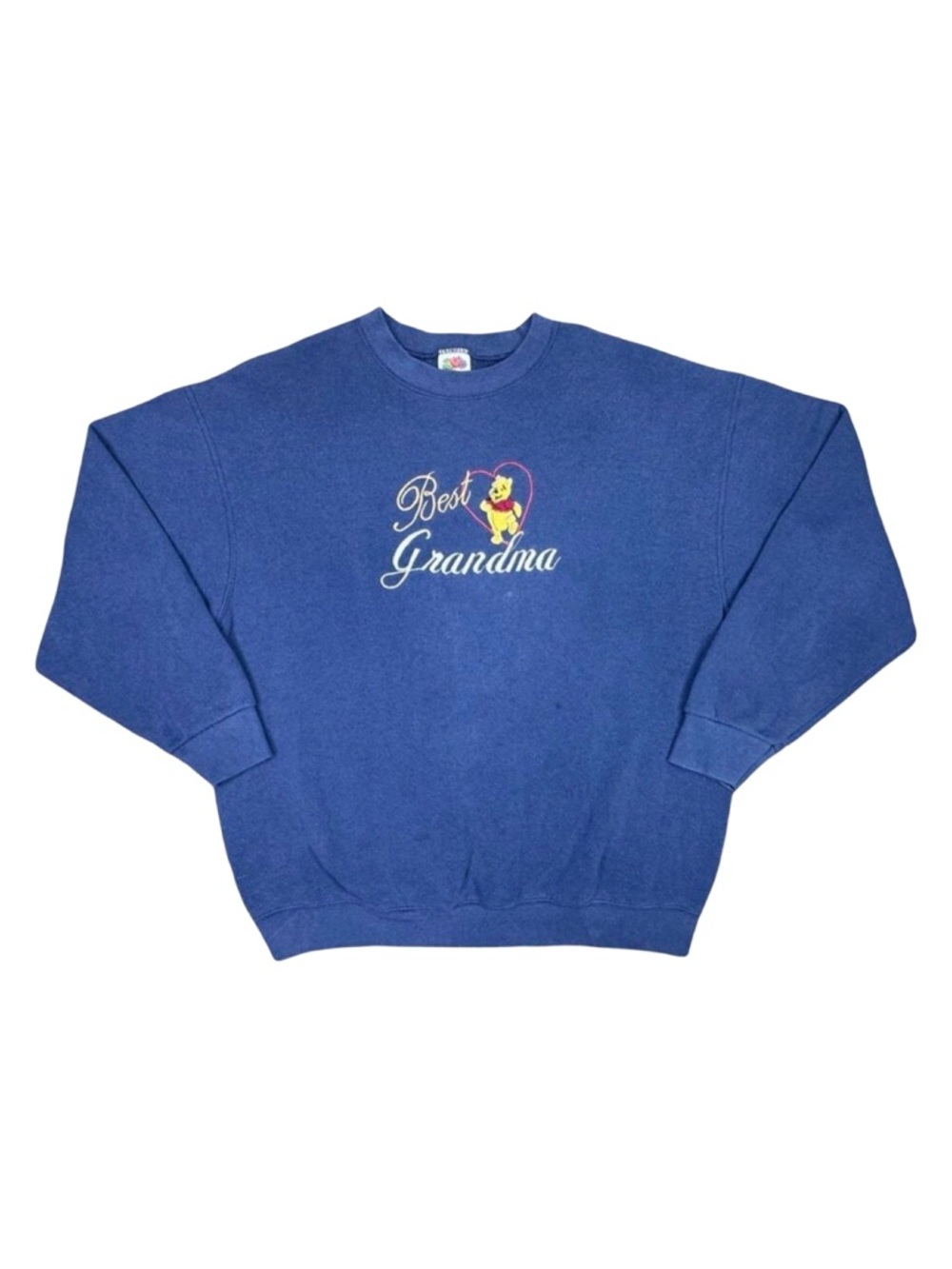 Vintage Fruit of the Loom Winnie the Pooh Best Grandma Crew Neck - Size XL